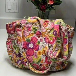 Vera Bradley Clementine Emily Essential Tote Shoulder Bag in Signature Cotton